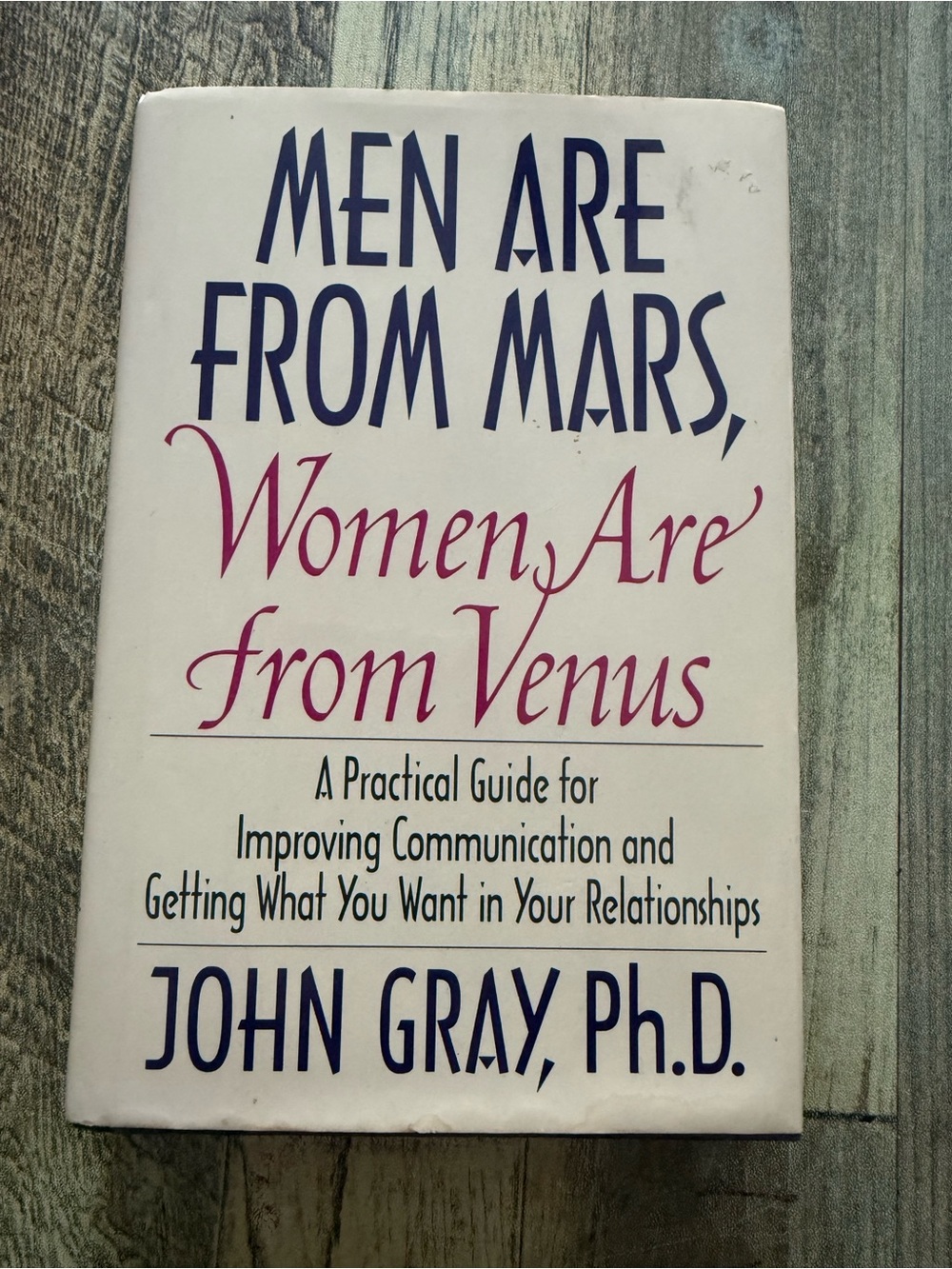 Men Are From Mars, Women Are From Venus Hardcover - 1992